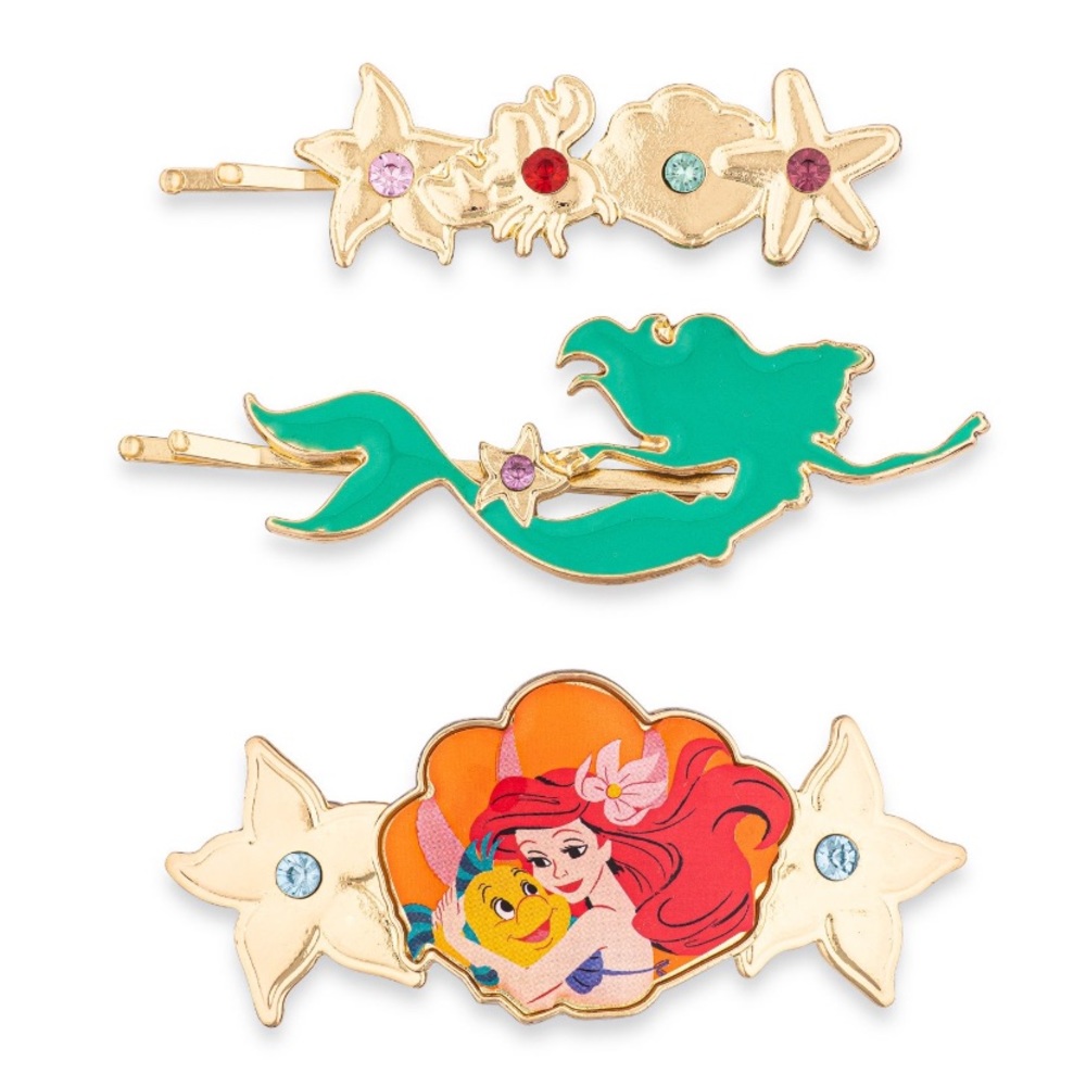 Disney Little Mermaid Ariel Barrette & Bobby Slides